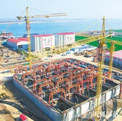 國內超大型的陸地沉井 荊州李埠長江公鐵大橋錨碇沉井開始下沉